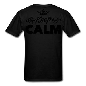Good Vibes Keep Calm Men's T-Shirt - black