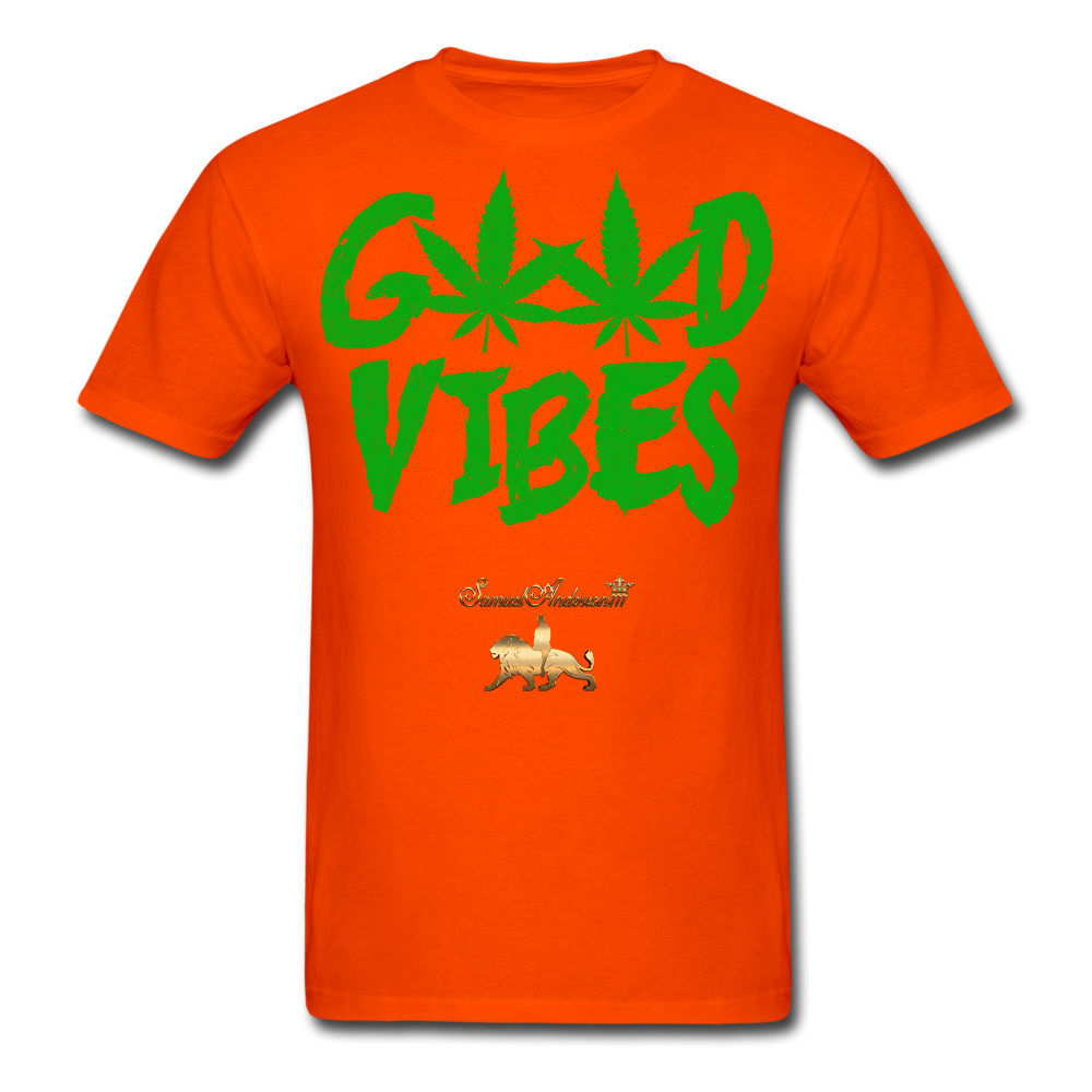 Good Vibes Keep Calm Men's T-Shirt - orange