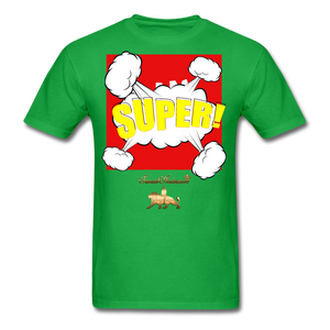 Super  Men's T-Shirt - bright green