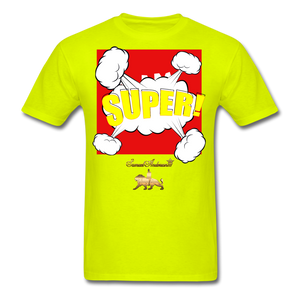 Super  Men's T-Shirt - safety green