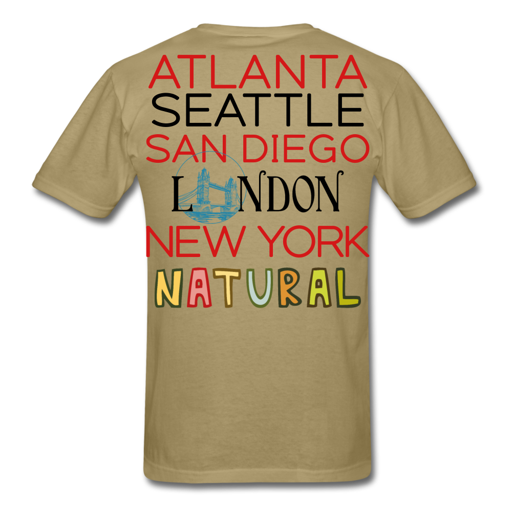 Locations Men's T-Shirt - khaki