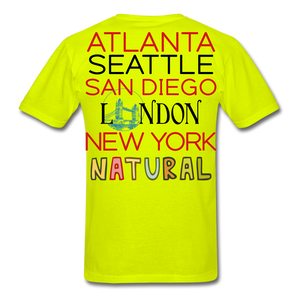 Locations Men's T-Shirt - safety green