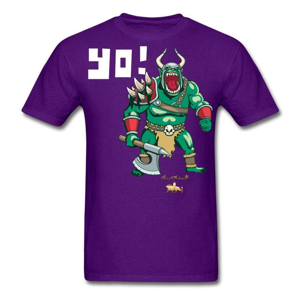 Yo!!! Men's T-Shirt - purple