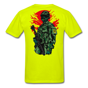 Yo!!! Men's T-Shirt - safety green