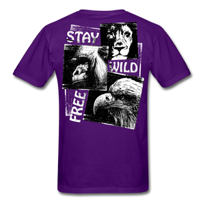 Wild and Free Men's T-Shirt - purple