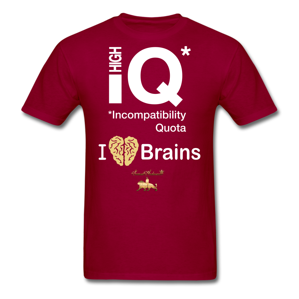 IQ Men's T-Shirt - dark red