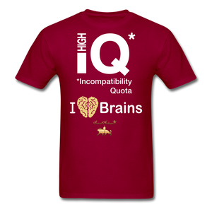 IQ Men's T-Shirt - dark red