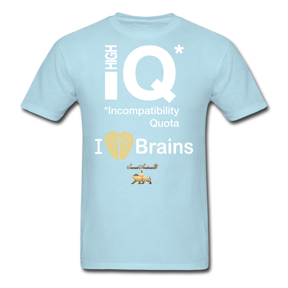 IQ Men's T-Shirt - powder blue