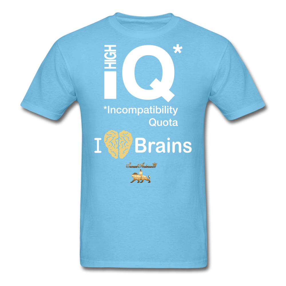 IQ Men's T-Shirt - aquatic blue