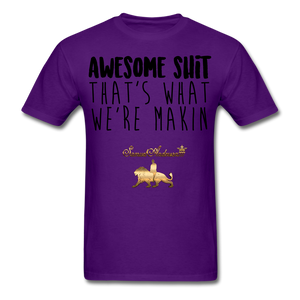 Awesome Sh*t Men's T-Shirt - purple