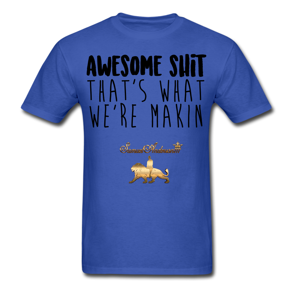 Awesome Sh*t Men's T-Shirt - royal blue