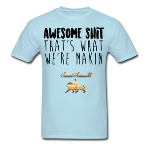 Awesome Sh*t Men's T-Shirt - powder blue