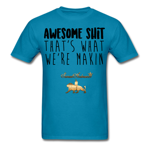 Awesome Sh*t Men's T-Shirt - turquoise