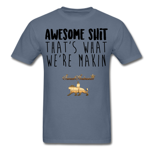 Awesome Sh*t Men's T-Shirt - denim