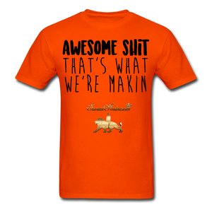 Awesome Sh*t Men's T-Shirt - orange