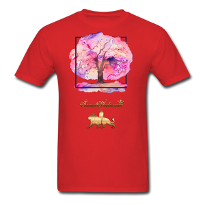 Tree of Life Men's T-Shirt - red