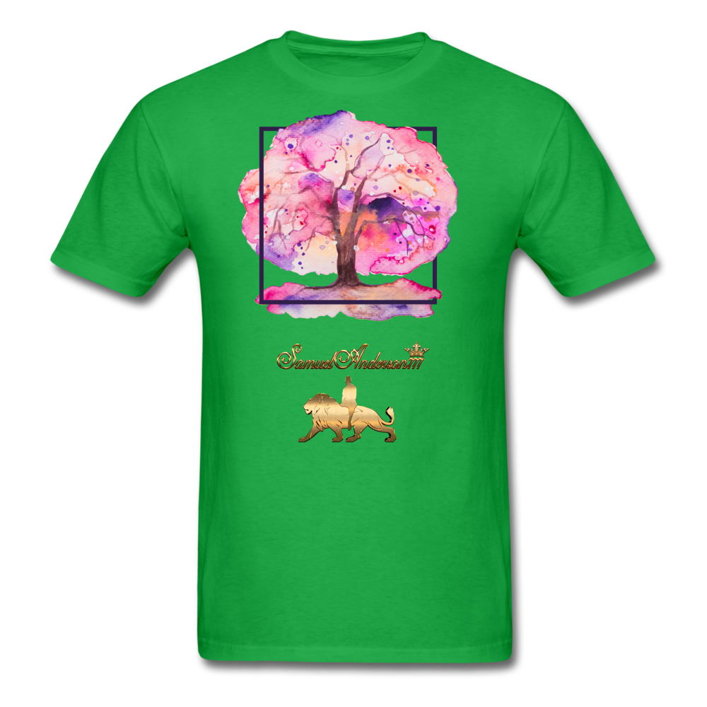 Tree of Life Men's T-Shirt - bright green
