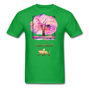 Tree of Life Men's T-Shirt - bright green