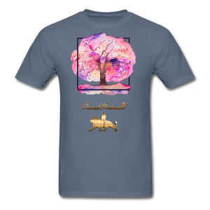 Tree of Life Men's T-Shirt - denim