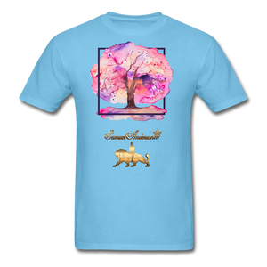 Tree of Life Men's T-Shirt - aquatic blue