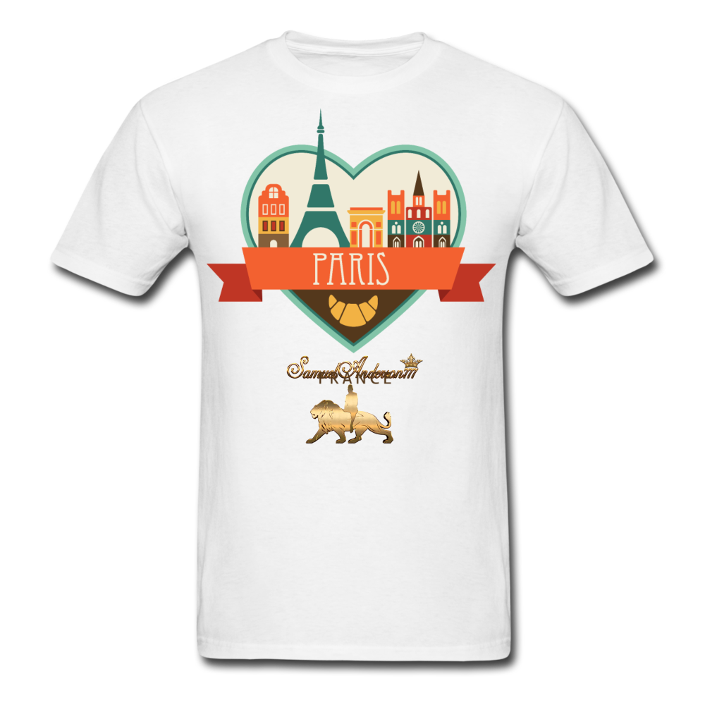 Paris Men's T-Shirt - white