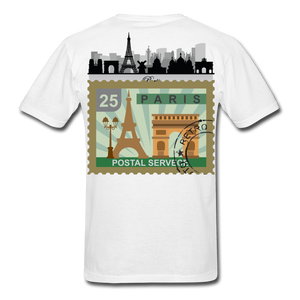 Paris Men's T-Shirt - white