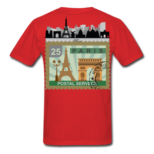 Paris Men's T-Shirt - red