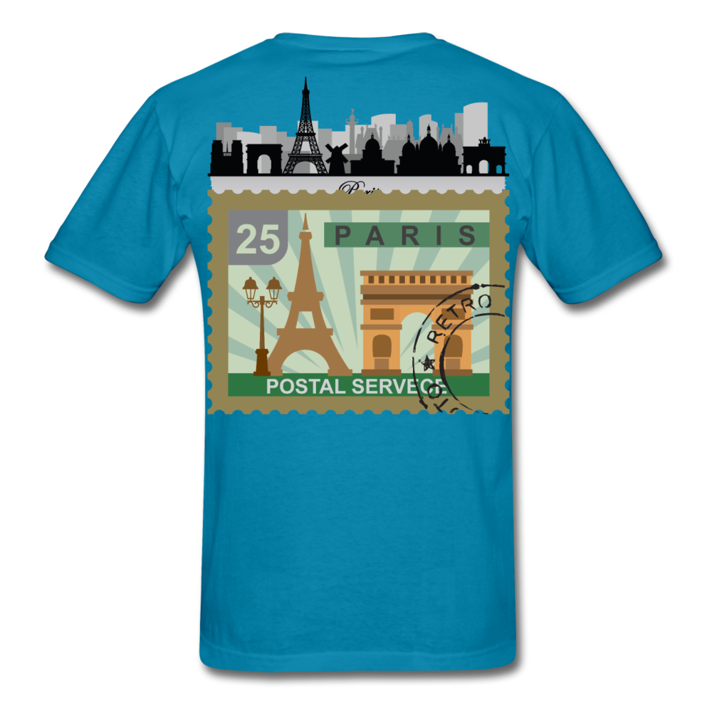 Paris Men's T-Shirt - turquoise