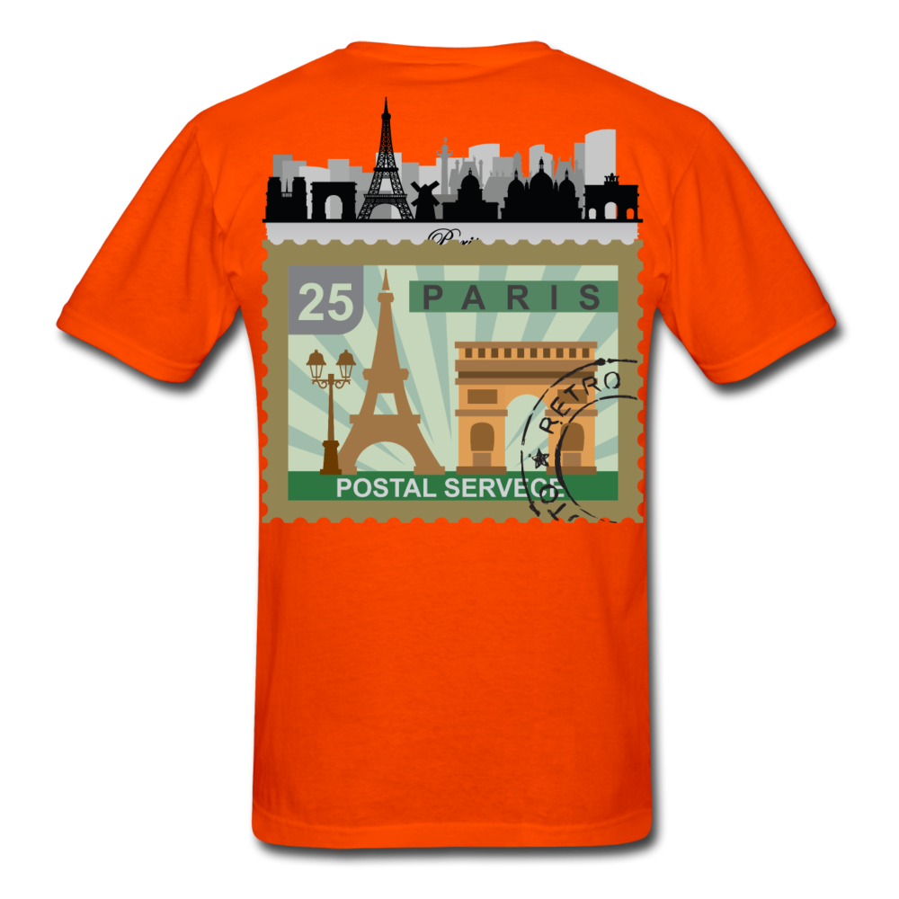 Paris Men's T-Shirt - orange