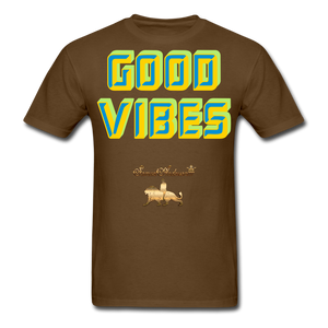 Good Vibes Only Men's T-Shirt - brown