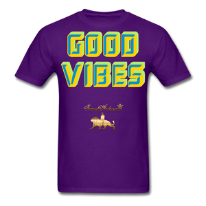 Good Vibes Only Men's T-Shirt - purple