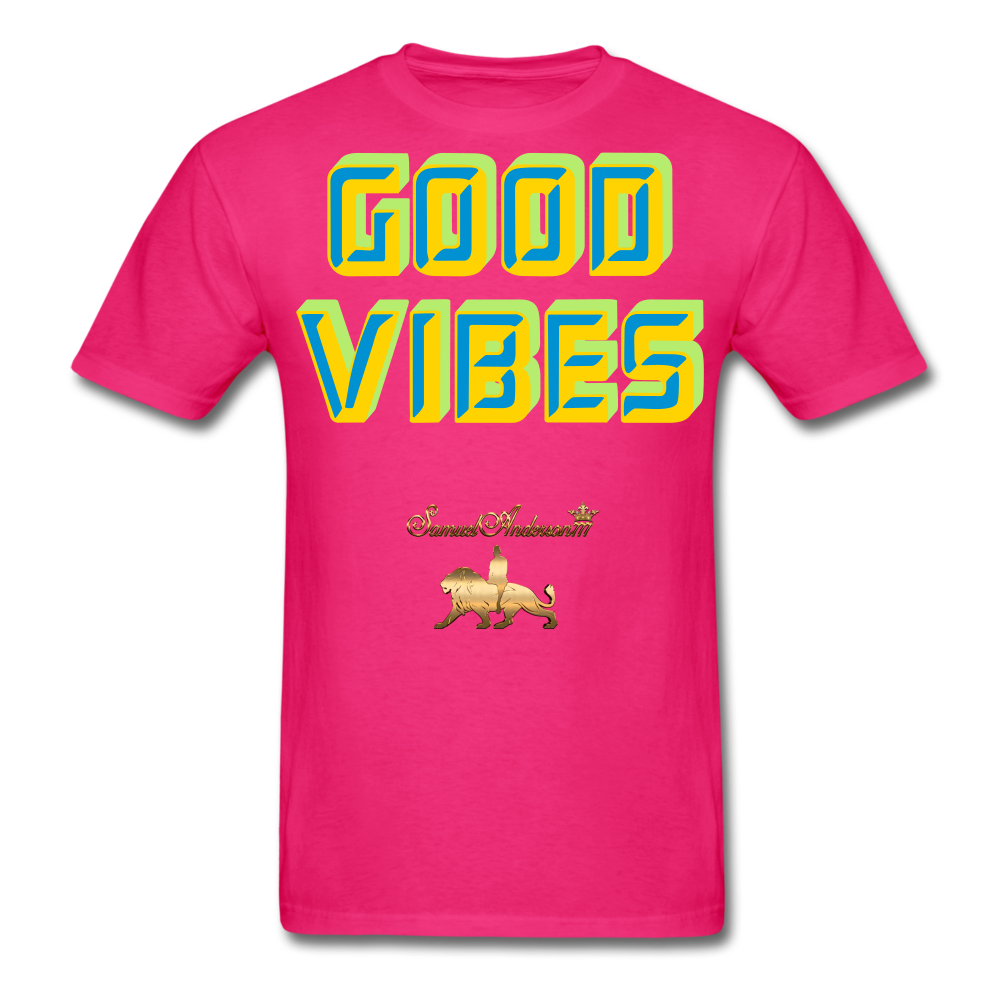 Good Vibes Only Men's T-Shirt - fuchsia