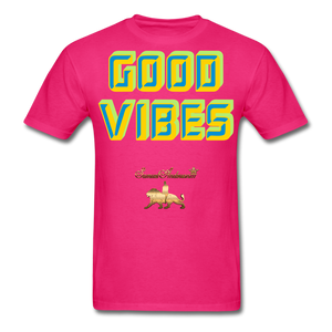 Good Vibes Only Men's T-Shirt - fuchsia