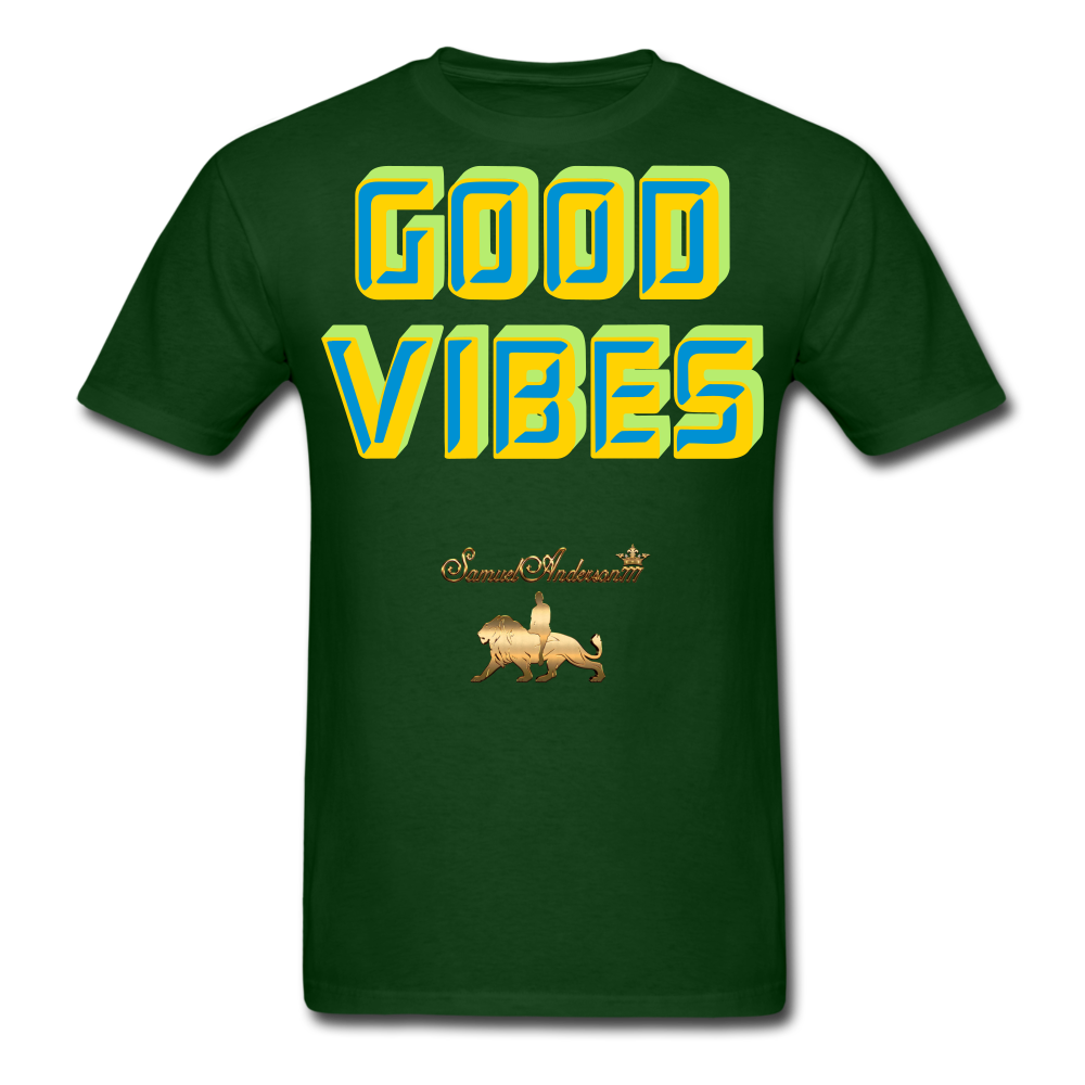 Good Vibes Only Men's T-Shirt - forest green