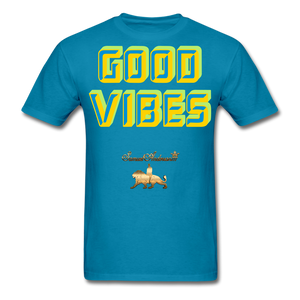 Good Vibes Only Men's T-Shirt - turquoise