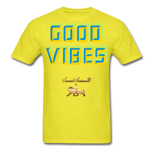 Good Vibes Only Men's T-Shirt - yellow