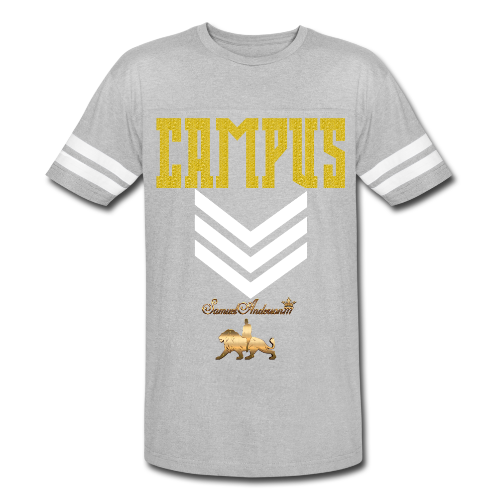 Top Campus Military PREMIUM Vintage Sport T-Shirt - heather gray/white