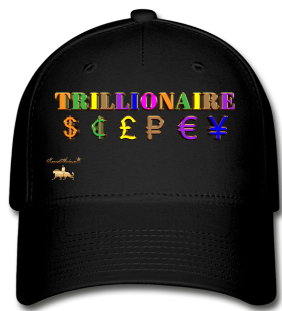 TRILLIONAIRE Baseball Cap - black