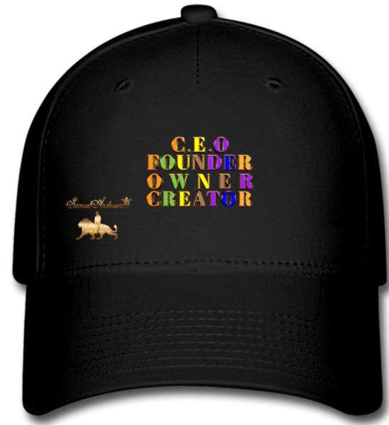 CEO-FOUNDER-OWNER-CREATOR Baseball Cap - black