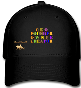 CEO-FOUNDER-OWNER-CREATOR Baseball Cap - black