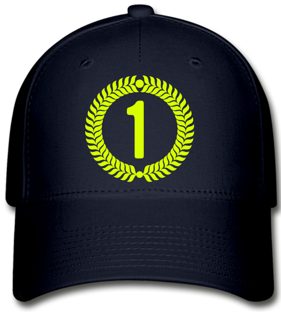 Number 1 Baseball Cap - navy