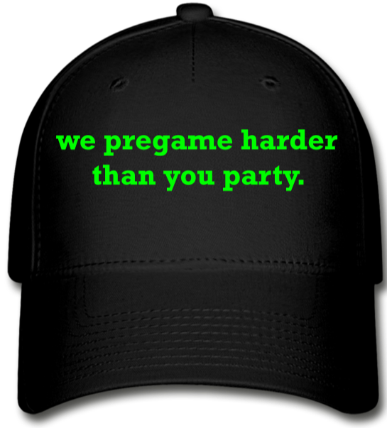 Pre-Game Vibes Baseball Cap - black