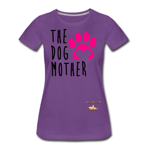 The Dog Mother Women’s Premium T-Shirt - purple