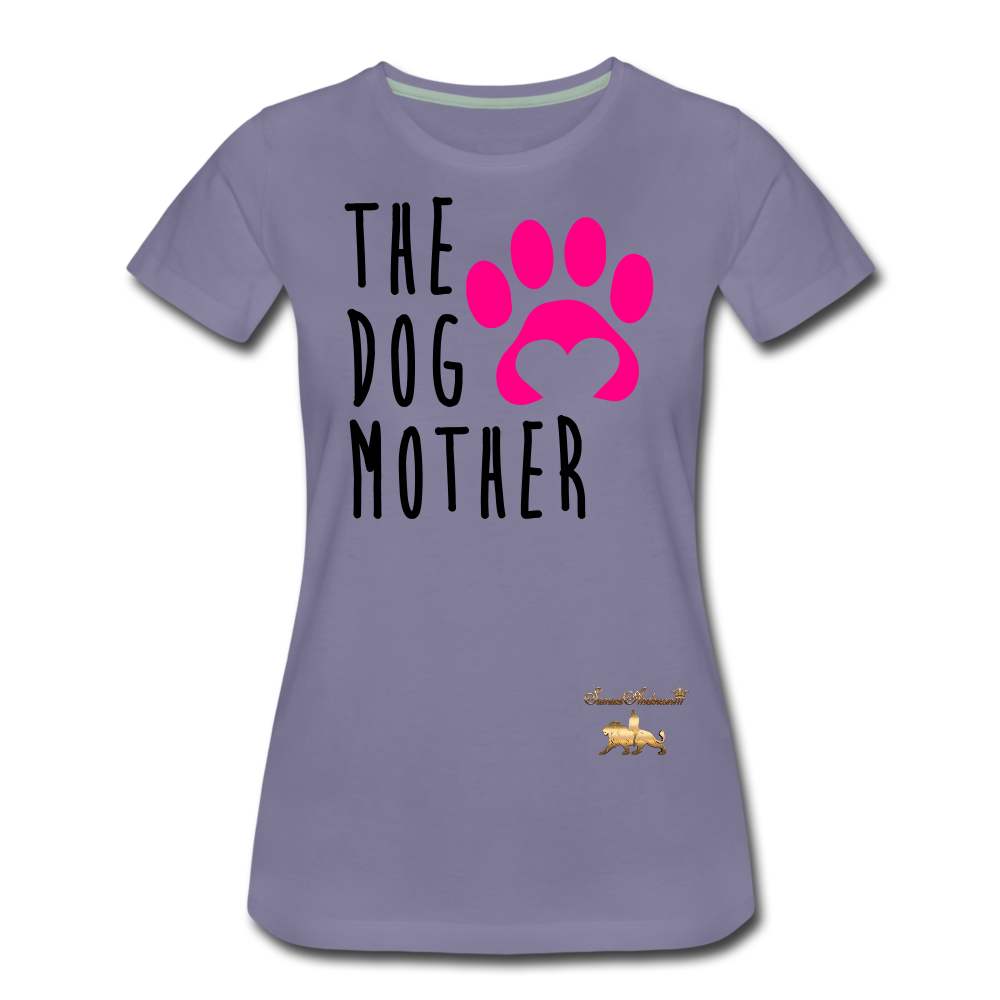 The Dog Mother Women’s Premium T-Shirt - washed violet