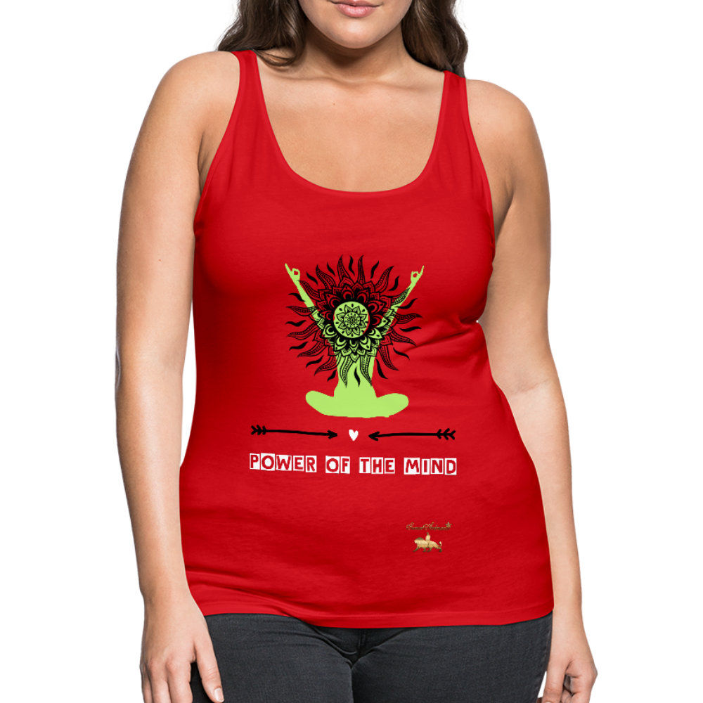 Power of the Mind Women’s Premium Tank Top - red