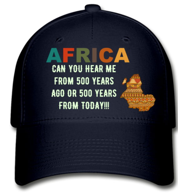 Africa, Can you Hear Me!! Cap - navy