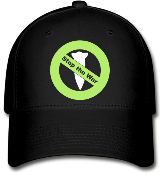 Stop the War  Baseball Cap - black