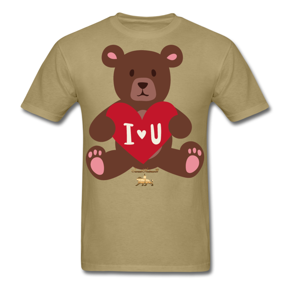 I heart U Bear!!! No Toy Crew Member! Unisex Classic T-Shirt - khaki