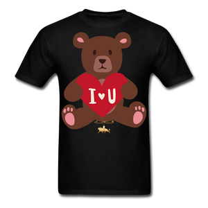 I heart U Bear!!! No Toy Crew Member! Unisex Classic T-Shirt - black