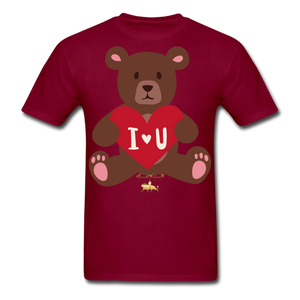 I heart U Bear!!! No Toy Crew Member! Unisex Classic T-Shirt - burgundy
